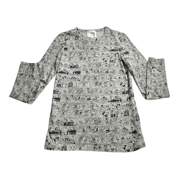 Disney Sweaters - Disney Women's Vintage Disney Brought To You By Giordano Black Gray Print Sz XXS